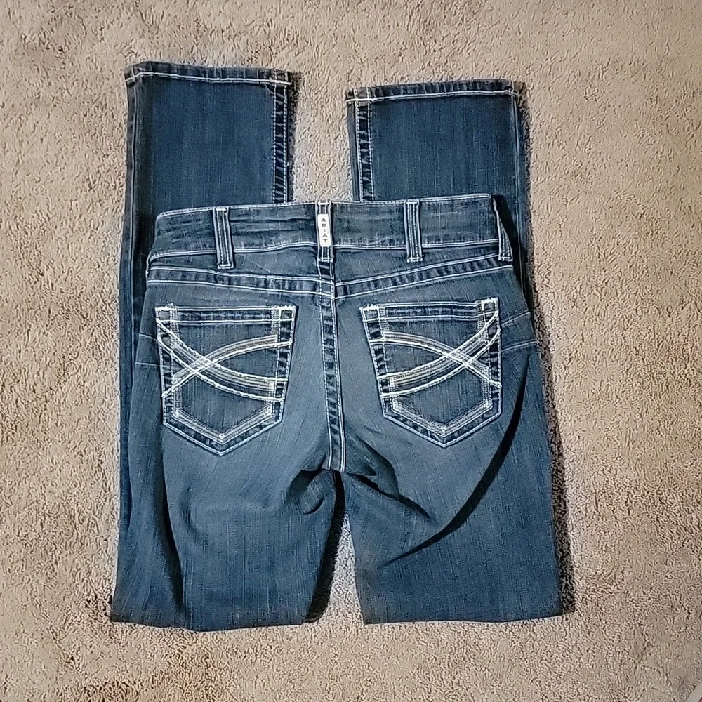 *SOLD*Ariat Women's REAL Mid Rise Bootcut Jeans - Picture 4 of 6